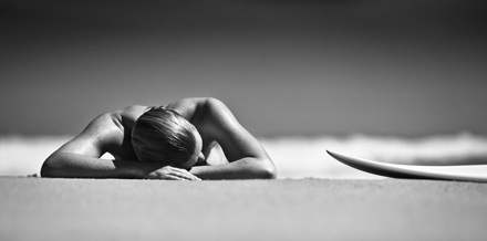 Beach girl photos shot along the Great Ocean Road